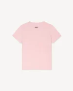 Boke Flower Embroidery T-Shirt in Pink back view