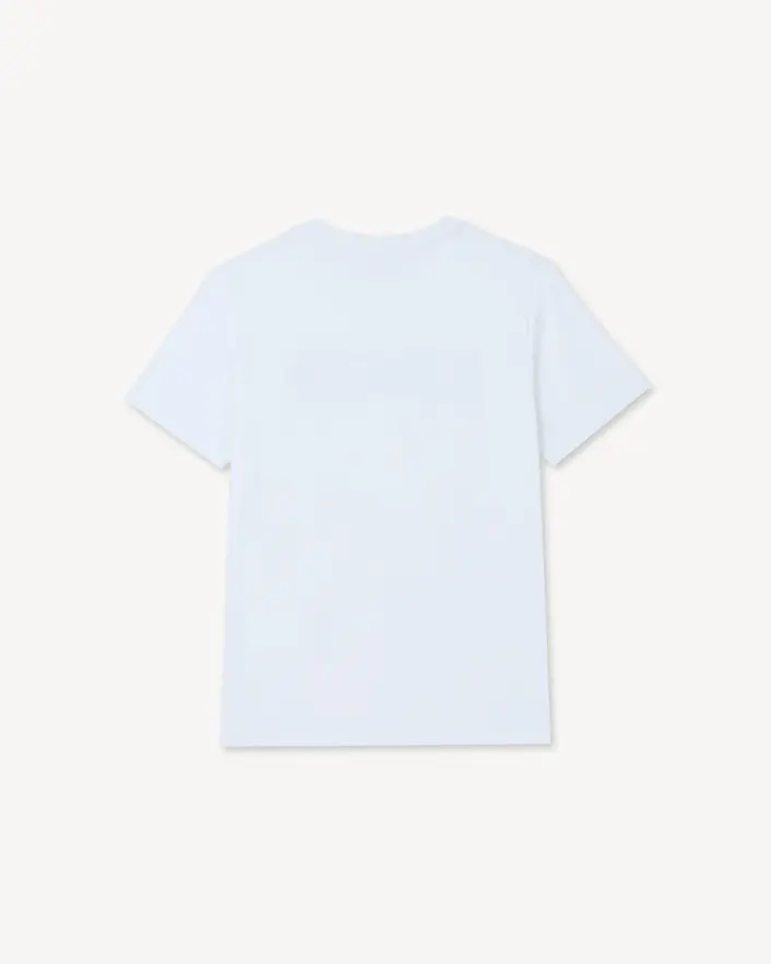 Kenzo Flower Loose T-Shirt In White back view