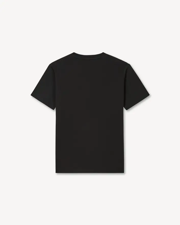 Kenzo Flower Loose T-Shirt in Black back view