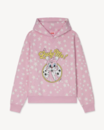 Kenzo Cartoon Cotton Hoodie Flamingo Pink 前面