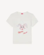 Kenzo Winter T-Shirt in White front view