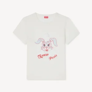 Kenzo Winter T-Shirt in White front view