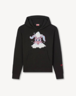 Kenzo Winter Holidays Hoodie in Black Cotton front view