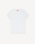 Kenzo Signature Embroidered Small-Fit Cotton T-Shirt front view