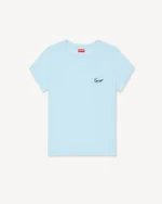 Kenzo Signature Small Fit T-Shirt in Sky Blue front view