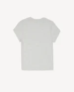 Kenzo Signature Embroidered T-Shirt in Pale Grey back view