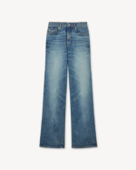 Kenzo ワイド ジーンズ イン ストレッチ Blue 正面