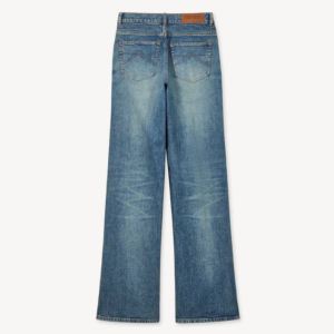 Kenzo ワイド ジーンズ イン ストレッチ Blue 背面