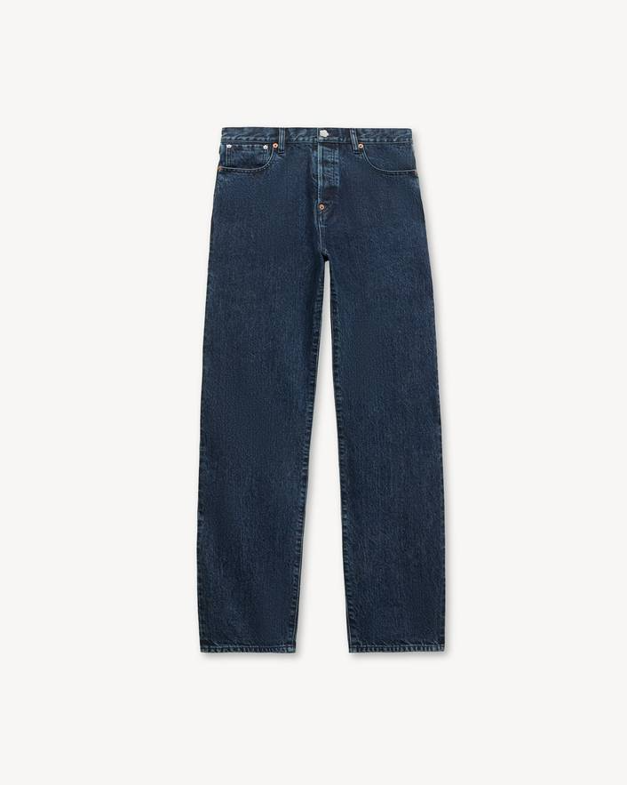 Kenzo Straight Fit Jeans Denim Blue Front Kenzo Straight Fit Jeans Denim Blue front view