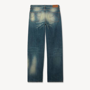 Kenzo Straight Fit Jeans Blue back view