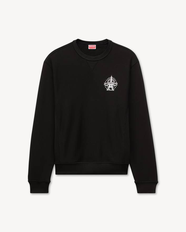 Kenzo Eiffel Tower Design Sweatshirt Front | Japan Kenzo Eiffel Tower Design Sweatshirt front view Japan