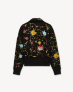 KENZO 刺繍ハーフジップ スウェット ブラック バック
