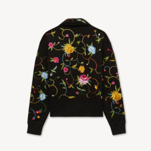 KENZO 刺繍ハーフジップ スウェット ブラック バック